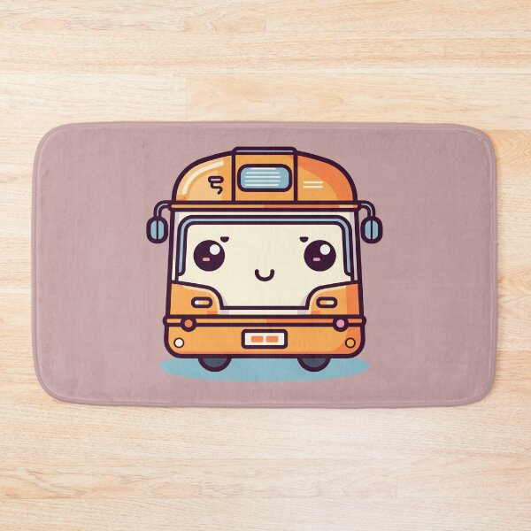 Item preview, Bus Bliss Colorful Kawaii Commute designed and sold by DigitalGraphic1.