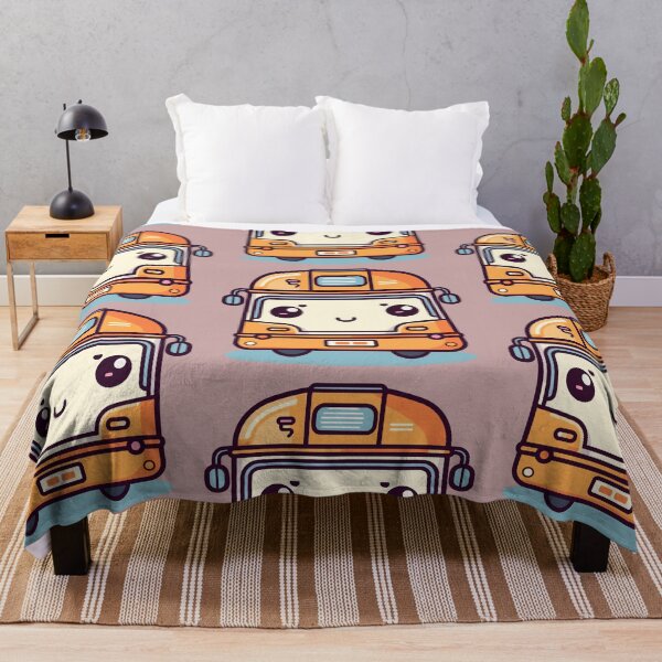 Item preview, Bus Bliss Colorful Kawaii Commute designed and sold by DigitalGraphic1.
