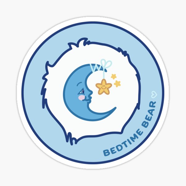Item preview, Bedtime Caring Bear Badge  designed and sold by B Leach.