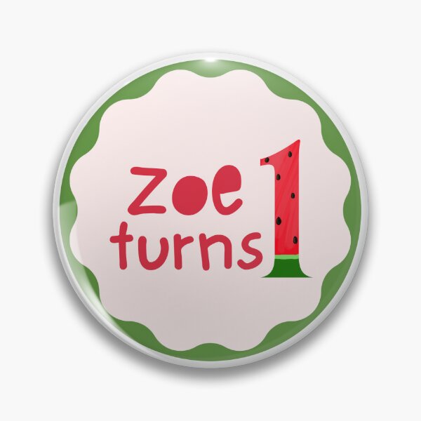 Item preview, Personalized name - Zoe turns One! designed and sold by fribabywonder.