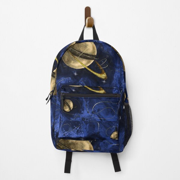 Item preview, Gold Planets on Blue Ink designed and sold by jReneeLovesArt.