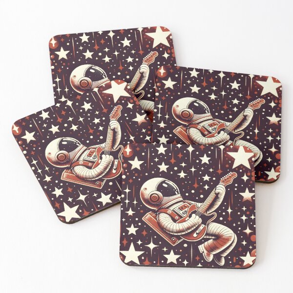 Item preview, Cosmic Guitarist: Stars and Strums designed and sold by inkArtistryfine.