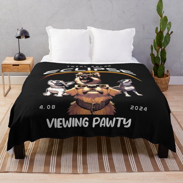 Item preview, Total Solar Eclipse Viewing Pawty, Dogs, Labrador, German Shepherd, Totality, Solar Eclipse over USA, April 8 2024 designed and sold by jeyel7.