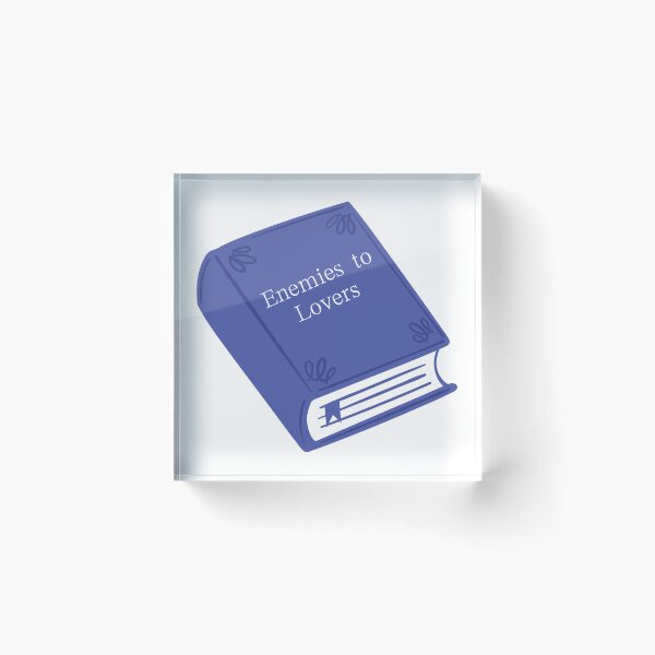 Item preview, Enemies to Lovers Blue Book Romance Trope designed and sold by NimuehArt.