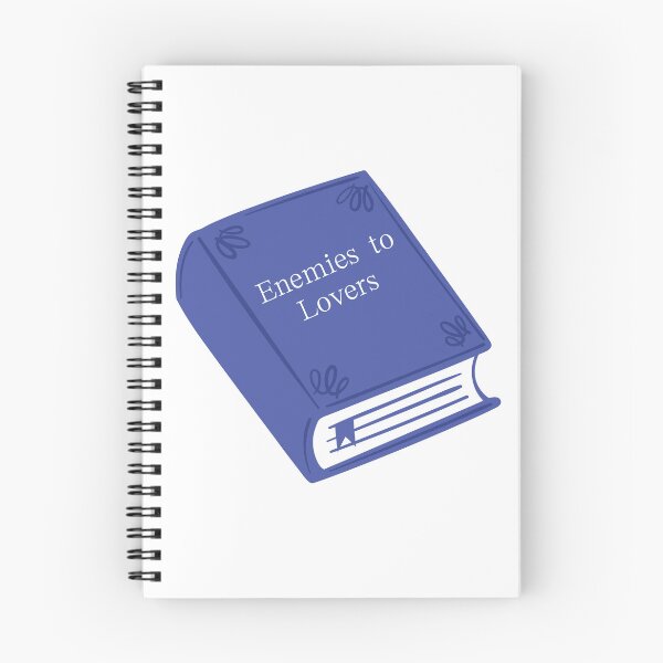Item preview, Enemies to Lovers Blue Book Romance Trope  designed and sold by NimuehArt.