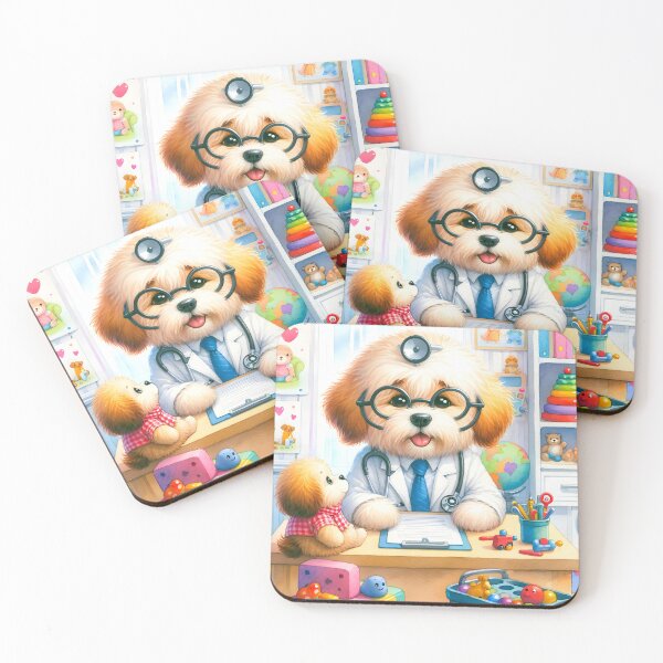 Item preview, Pediatric Pup: The Adorable Doctor designed and sold by inkArtistryfine.