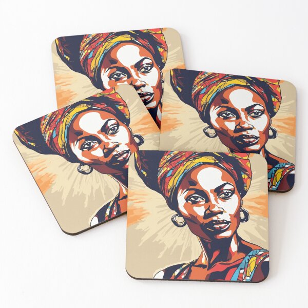Item preview, Nasira Pop Art Portrait designed and sold by Yzakreativ.