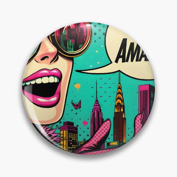 Item preview, Pop Art Cityscape Wow Factor designed and sold by inkArtistryfine.
