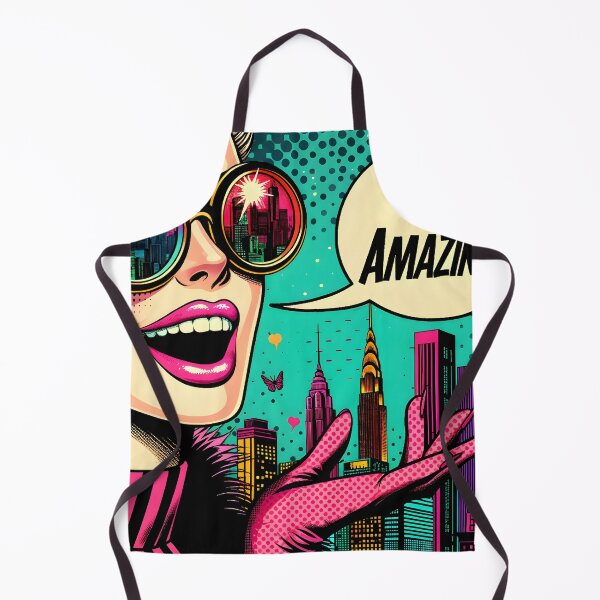 Item preview, Pop Art Cityscape Wow Factor designed and sold by inkArtistryfine.