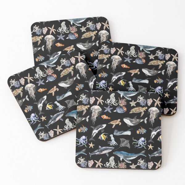 Item preview, Ocean Animals - Majestic Ocean Aanimals designed and sold by patternjp.