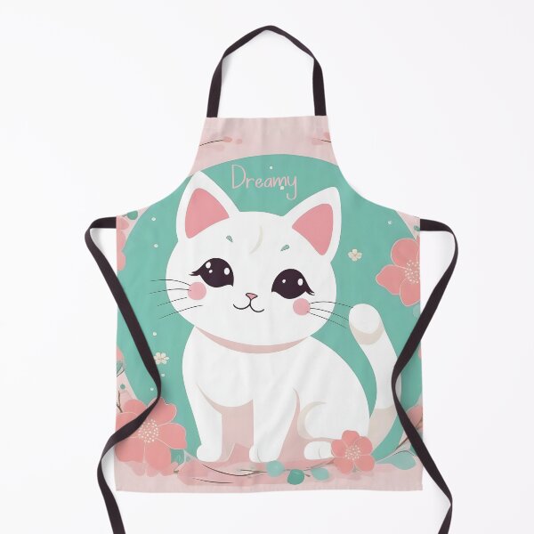Item preview, Blossoming Kawaii Cat - Spring Design designed and sold by inkArtistryfine.