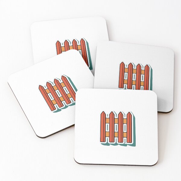 Item preview, Minimalist Wooden Fence Illustration designed and sold by NiftyWrx.