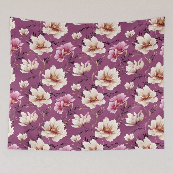 Item preview, Cosmos Tile 17: Stardust Whispers Clothed in Silken Petals designed and sold by TheBrainArt.