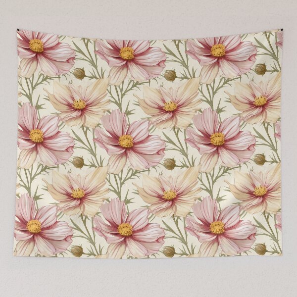 Item preview, Cosmos Tile 18: Stardust Whispers Clothed in Silken Petals designed and sold by TheBrainArt.