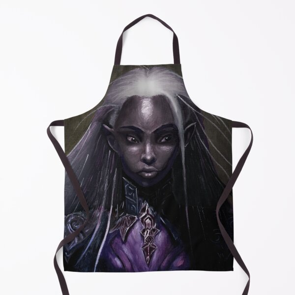 Item preview, Female Drow Dark Elf Painting designed and sold by MCNelsonArt.