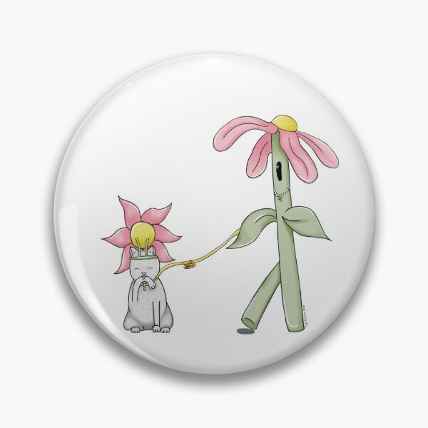 Item preview, Lil Flower with Cat x designed and sold by CallMeBoo99.