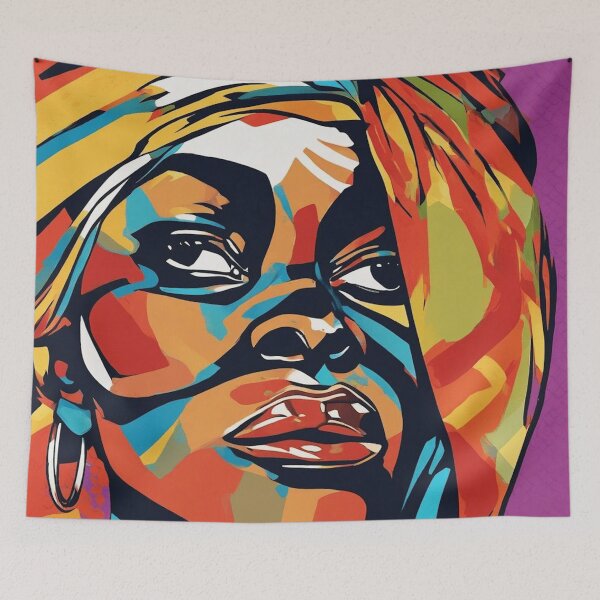 Item preview, Kamaria Pop Art Portrait designed and sold by Yzakreativ.