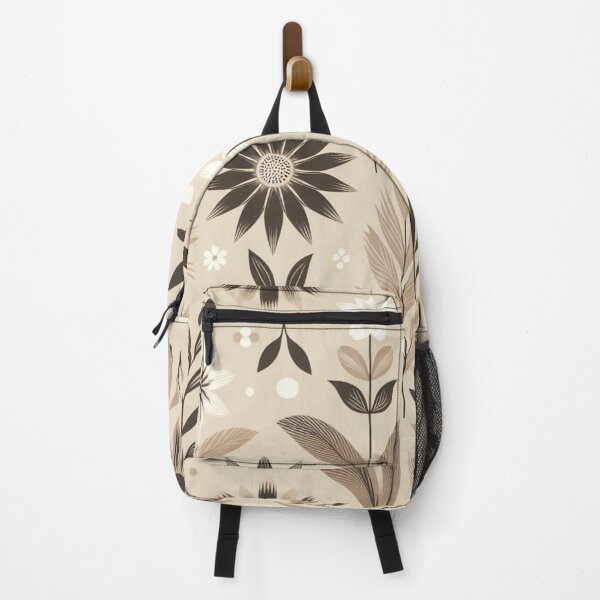 Item preview, Aesthetic Beige Floral Pattern  designed and sold by AIExpressive.