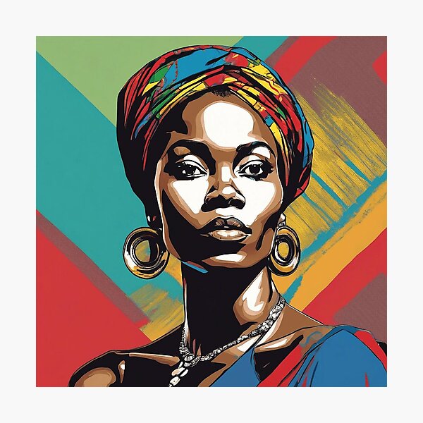 Item preview, Anaya Pop Art Portrait designed and sold by Yzakreativ.