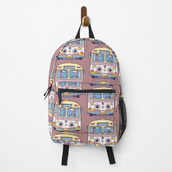 Item preview, On the Go Cheerful Kawaii Bus Adventure designed and sold by DigitalGraphic1.