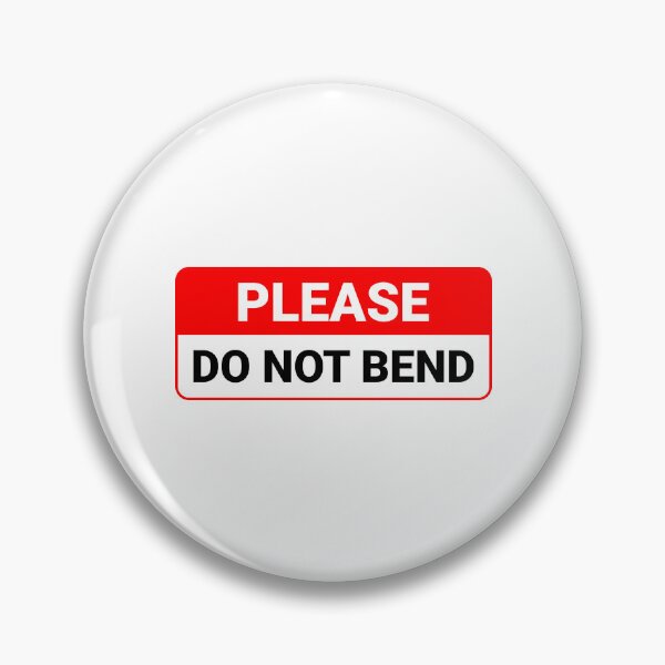 Item preview, Please Do Not Bend designed and sold by Sachithra Munasinghe.