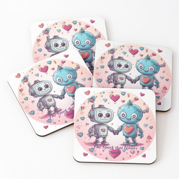 Item preview, Valentine, love, Geek lover, Robot, together, involve, designed and sold by Adela Designs.
