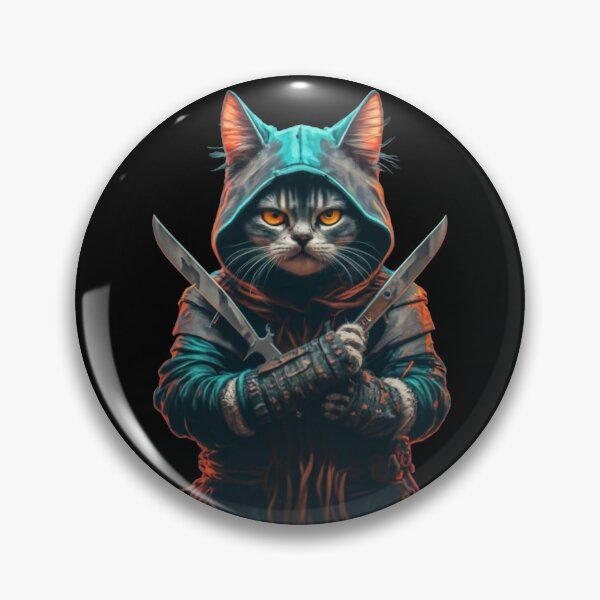 Item preview, Hooded cat Assasin designed and sold by FreshArtFusion.