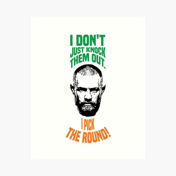 Item preview, Conor Mcgregor Quote designed and sold by bibinik.