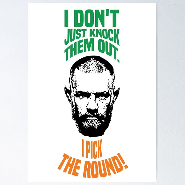 Item preview, Conor Mcgregor Quote designed and sold by bibinik.