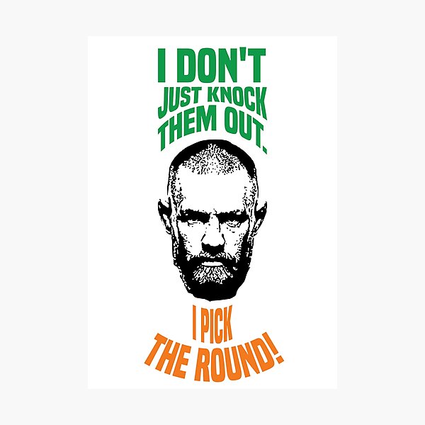 Item preview, Conor Mcgregor Quote designed and sold by bibinik.