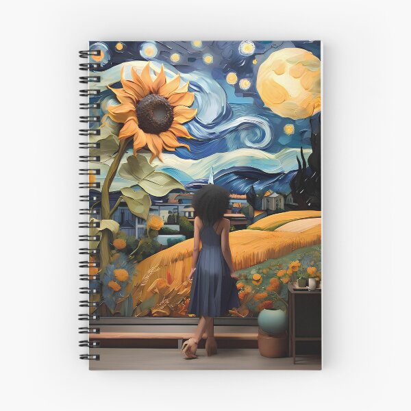 Item preview, Celestial Cityscapes: A Van Gogh Fusion Masterpiece Collection designed and sold by printedsoul.