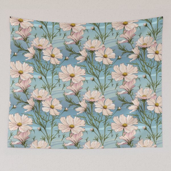 Item preview, Cosmos Tile 29: Stardust Whispers Clothed in Silken Petals designed and sold by TheBrainArt.