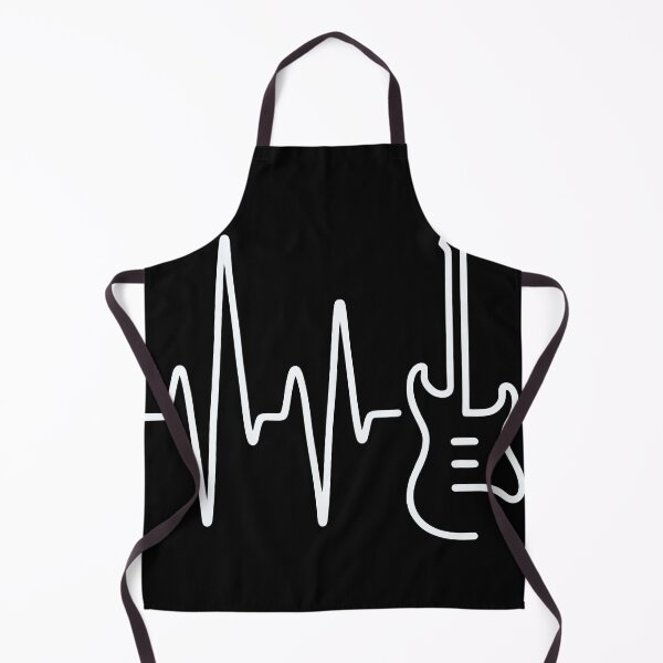 Item preview, Rhythmic Pulse: Guitar Heartbeat Minimalism" designed and sold by inkArtistryfine.