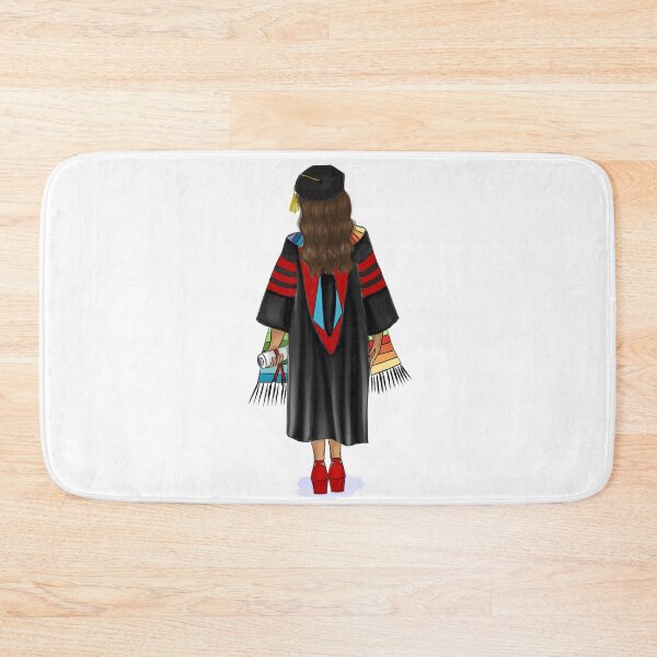 Item preview, Ph.D Latina Graduation Fashion Illustration with Diploma and Hood designed and sold by SMillustrations.