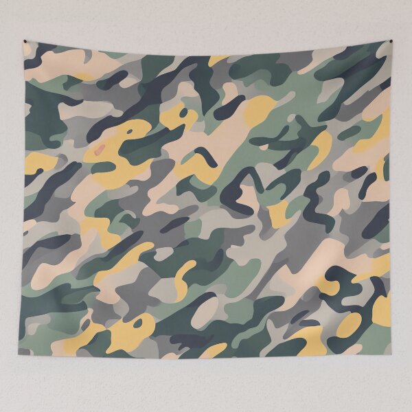 Item preview, Beautiful Green and yellow Camouflage pattern designed and sold by TheCamoShop.