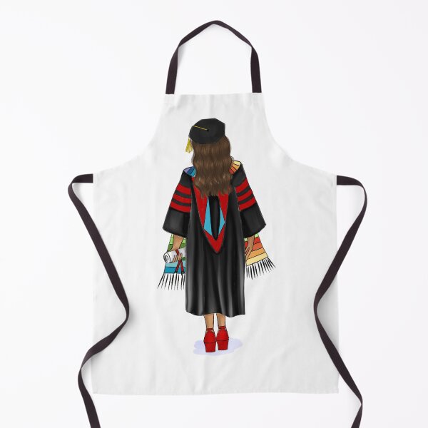 Item preview, Ph.D Latina Graduation Fashion Illustration with Diploma and Hood designed and sold by SMillustrations.