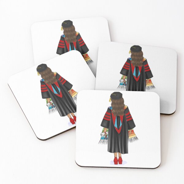 Item preview, Ph.D Latina Graduation Fashion Illustration with Diploma and Hood designed and sold by SMillustrations.