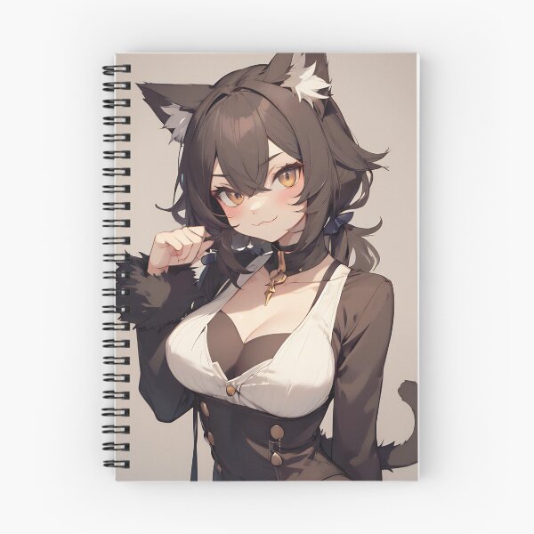 Item preview, Cat waifu #6 designed and sold by ForbiddenLines.