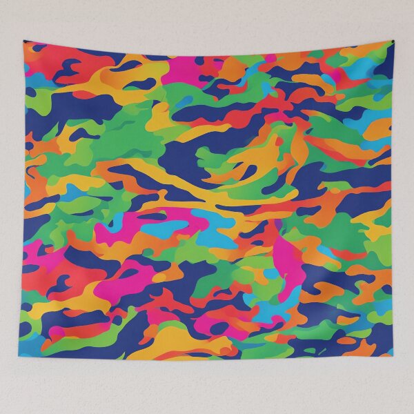 Item preview, Colorful Multi-Colored Camouflage Pattern designed and sold by TheCamoShop.