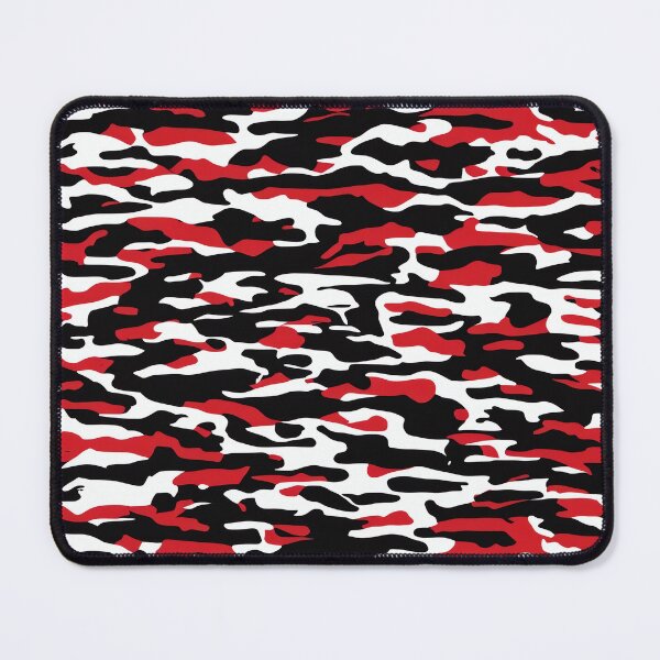 Item preview, Red and Black and White Camouflage designed and sold by TheCamoShop.