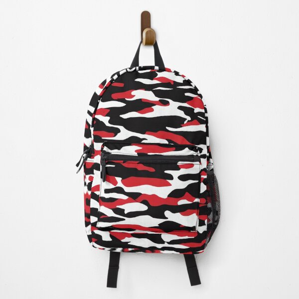 Item preview, Red and Black and White Camouflage designed and sold by TheCamoShop.