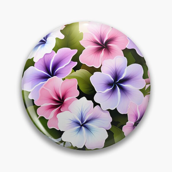 Item preview, Painting of White, Pink and Lilac Petunia Flowers designed and sold by Petalandfur.