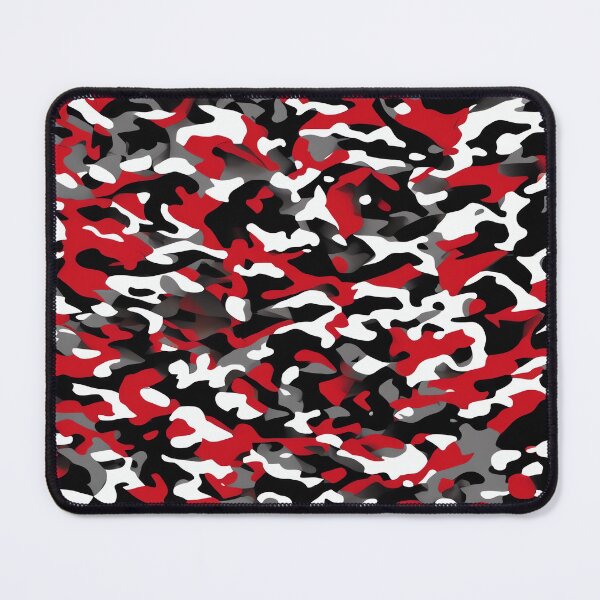 Item preview, Red and Black Camouflage pattern designed and sold by TheCamoShop.