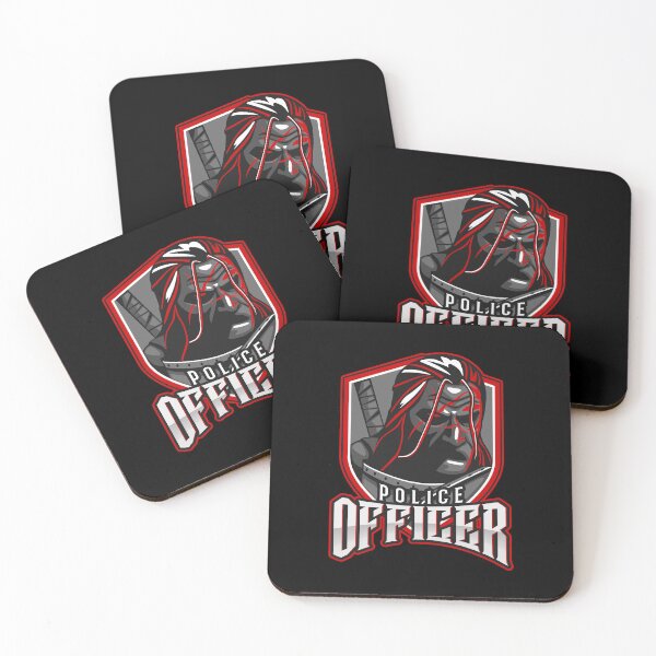 Item preview, Police Officer Design with Horror Character designed and sold by PRIVARSHU.