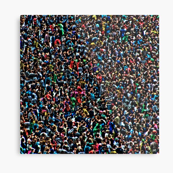 All of my people - Sound Relief Metal Print