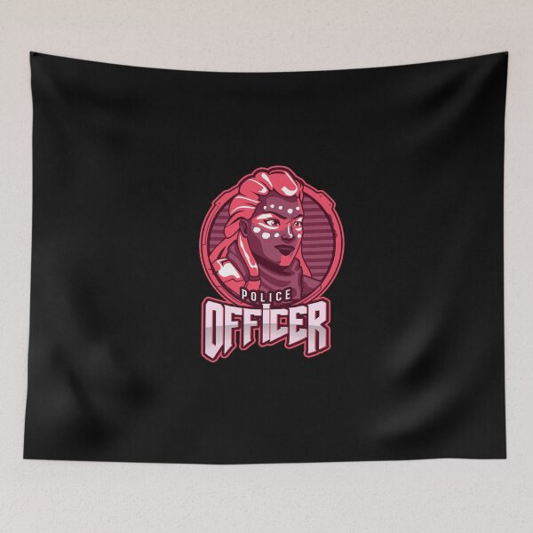 Item preview, Police Officer Design with Survival Character designed and sold by PRIVARSHU.