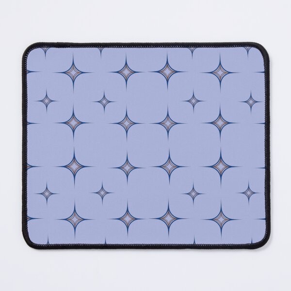 Item preview, Blue and Cream Star Set, Minimal Medium Blue Star, Blue Sprinkles, Blue Marble Star Pattern designed and sold by Art Shimmers.