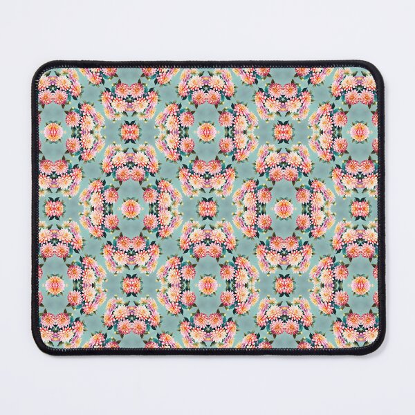 Item preview, Painting of Pink and Beige Zinnia Flowers Seamless Pattern designed and sold by Petalandfur.
