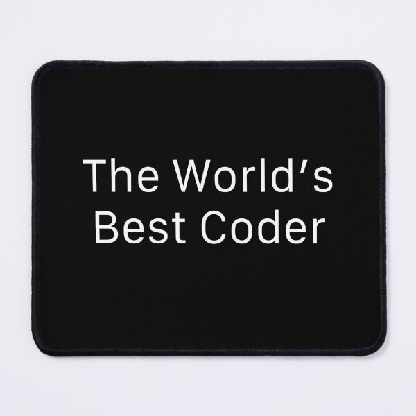 Item preview, The World’s Best Coder designed and sold by TesSpace.