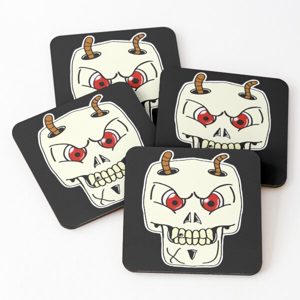 Item preview, Skull with worms designed and sold by Rockerbeard.